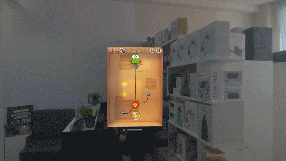 Развлечения Apple Vision Pro